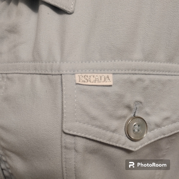 Escada Margaretha Ley Light Blue Jacket - Picture 6 of 7